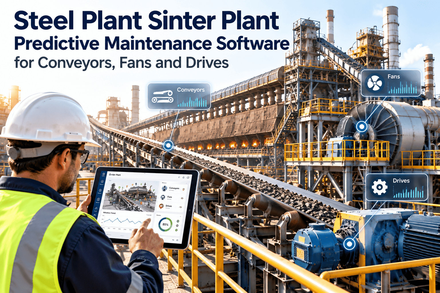 steel-plant-sinter-predictive-software-conveyors-fans-drives
