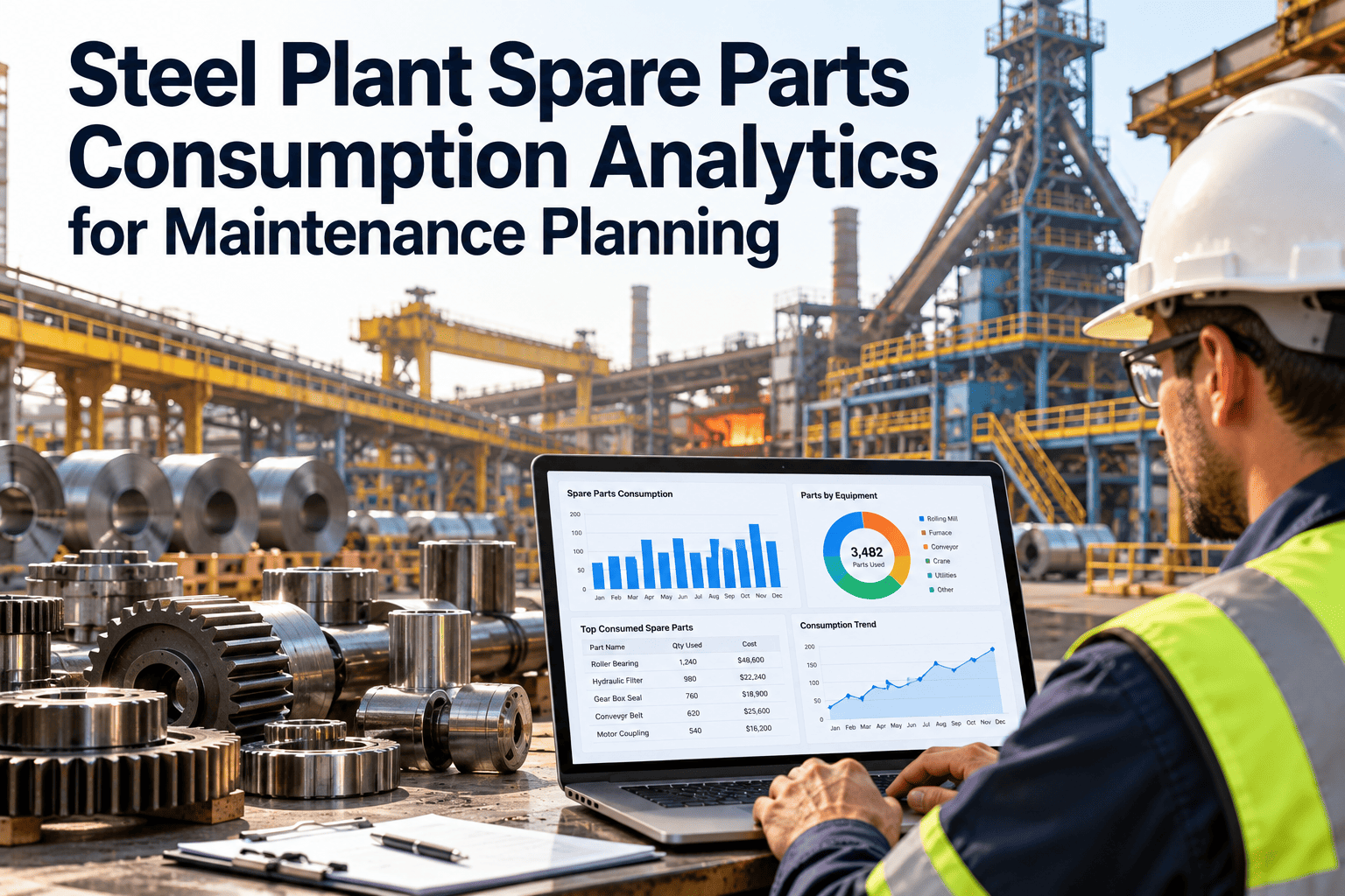 steel-plant-spare-parts-consumption-analytics-maintenance-planning