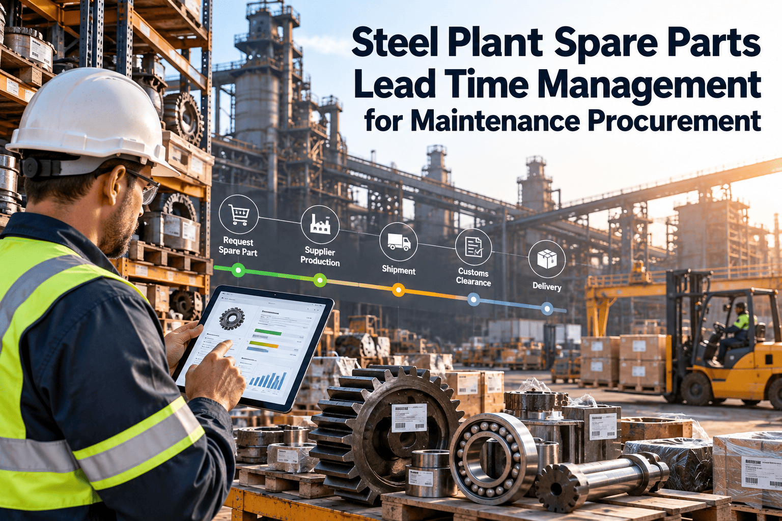 steel-plant-spare-parts-lead-time-management-maintenance-procurement