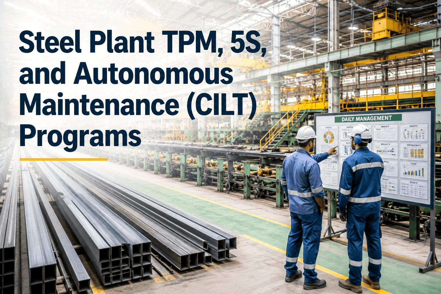 steel-plant-tpm,-5s,-and-autonomous-maintenance-(cilt)-programs