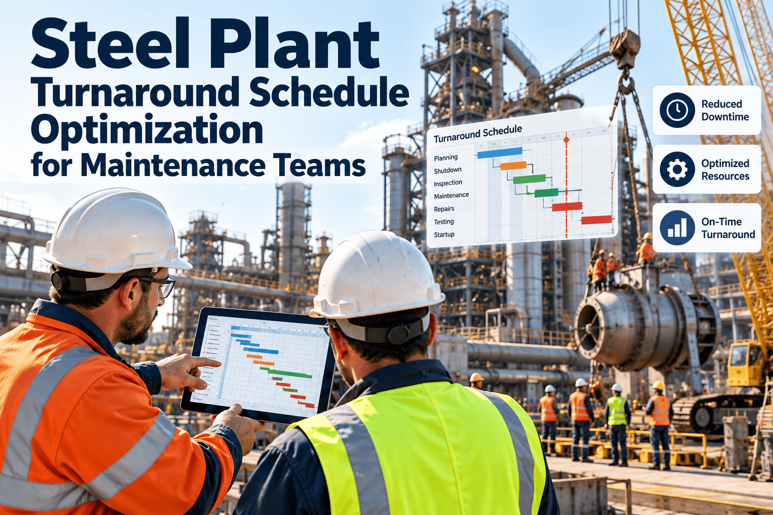steel-plant-turnaround-schedule-optimization-maintenance