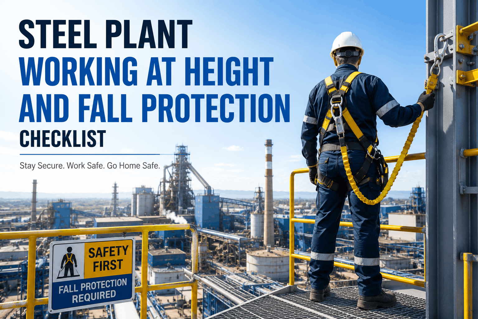 steel-plant-working-at-height-and-fall-protection-checklist