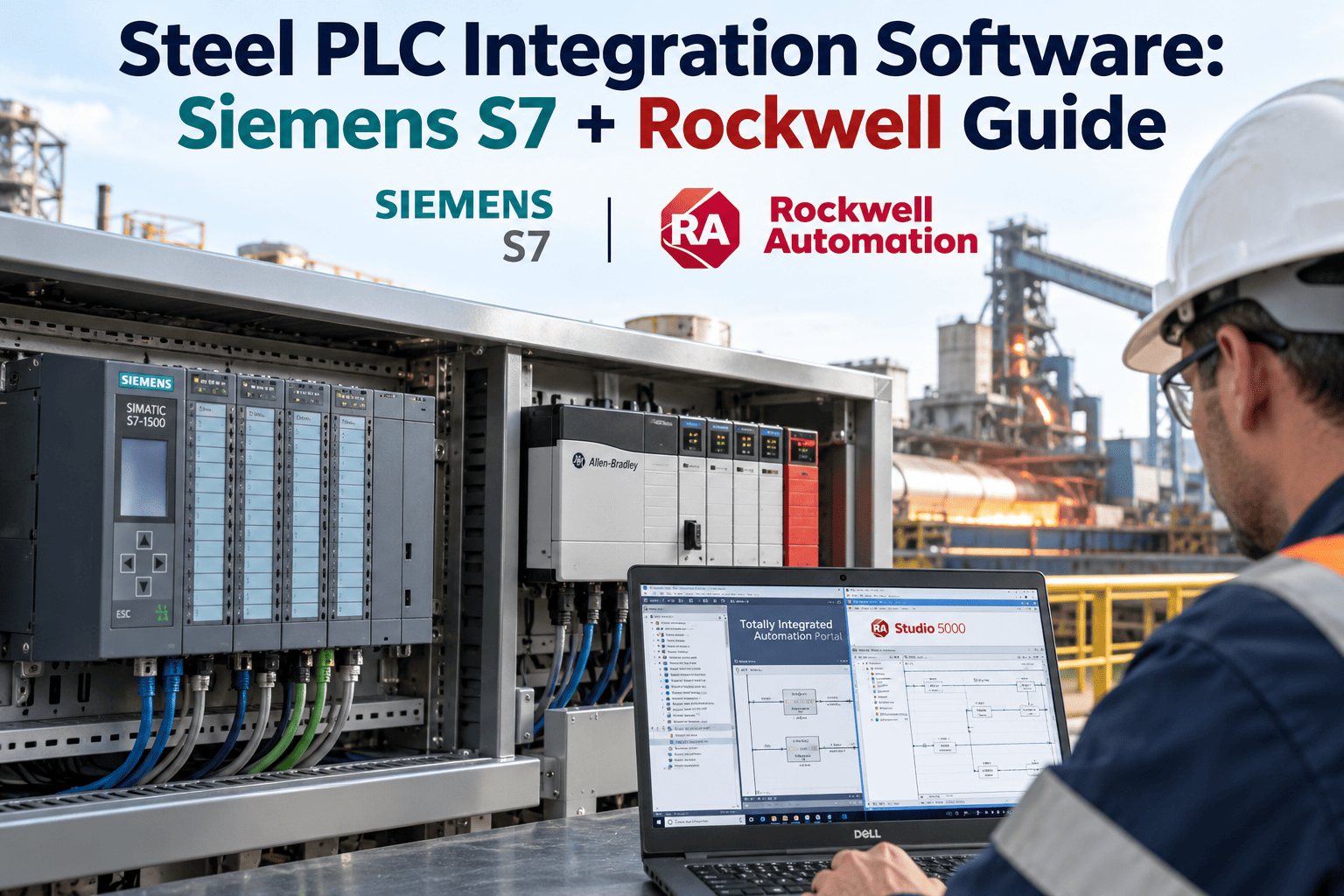 steel-plc-integration-software-siemens-s7-rockwell-guide