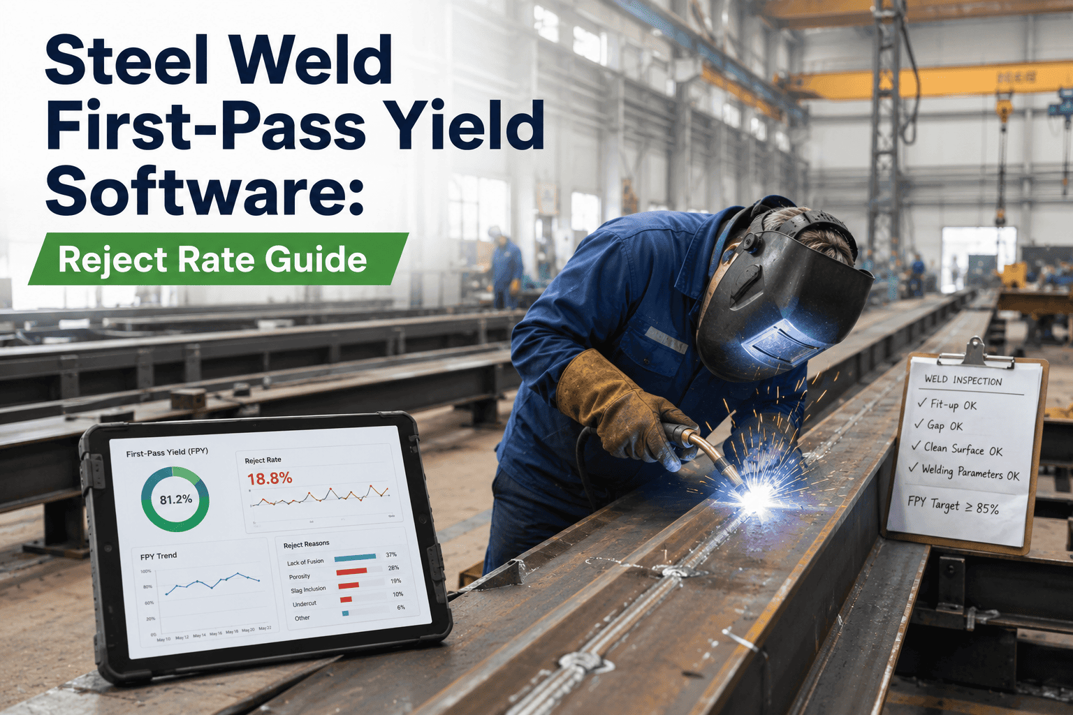 steel-weld-first-pass-yield-software-reject-rate-guide