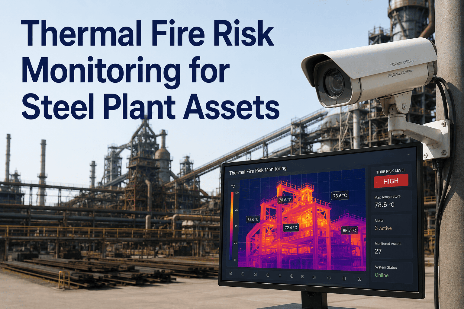 thermal-fire-risk-monitoring-steel-plant-assets