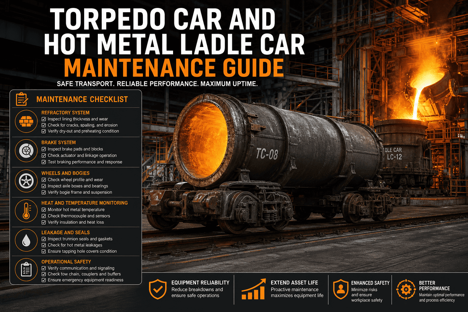 torpedo-car-hot-metal-ladle-car-maintenance-guide