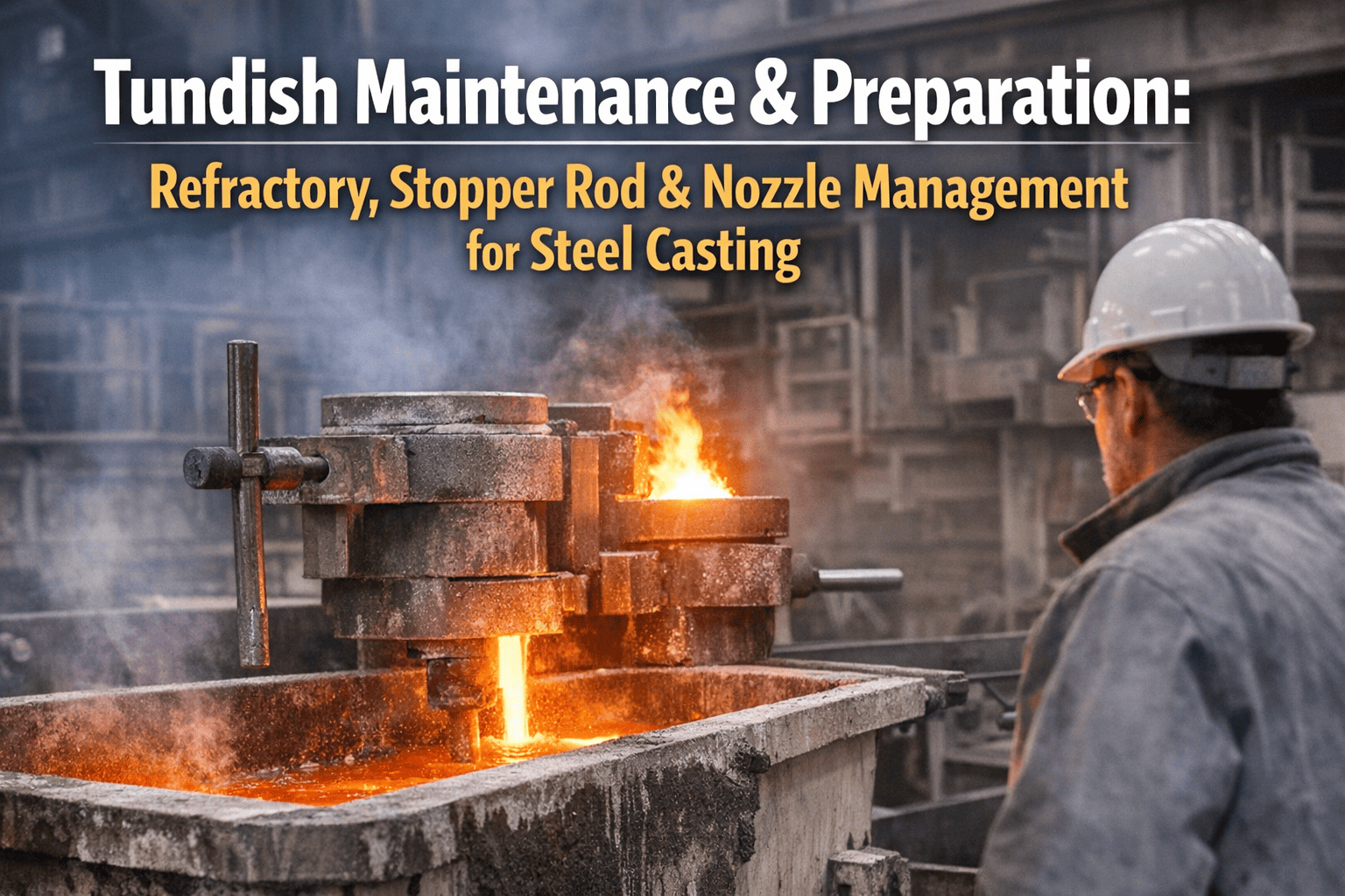 tundish-maintenance-refractory-stopper-rod-nozzle-management