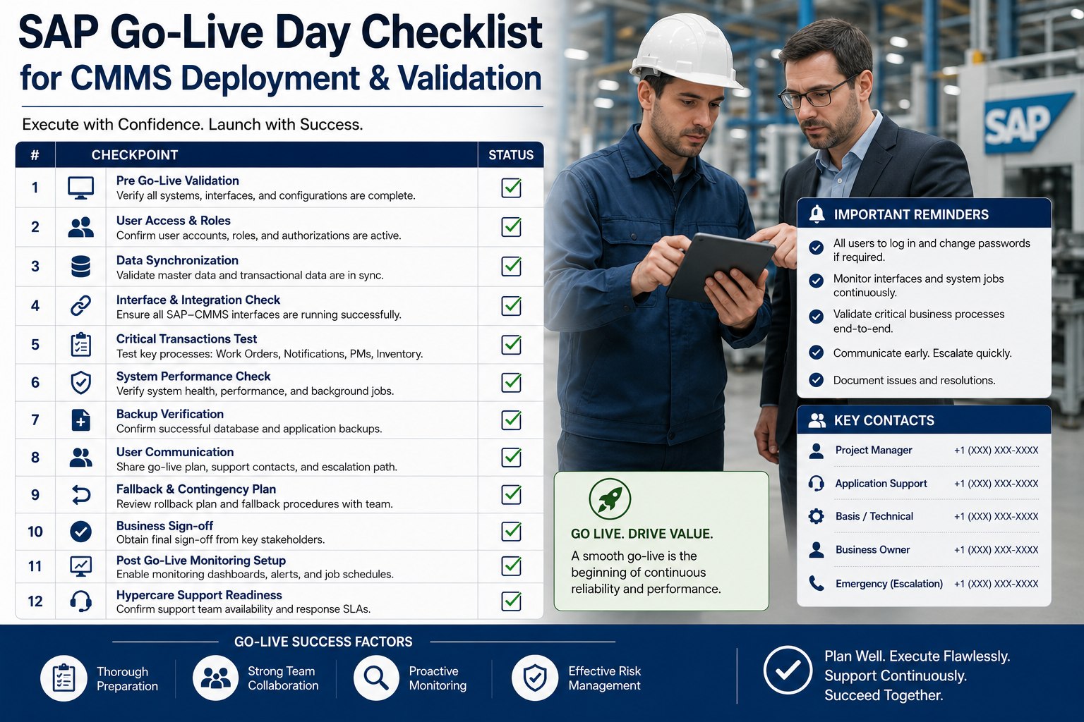 sap-cmms-go-live-checklist
