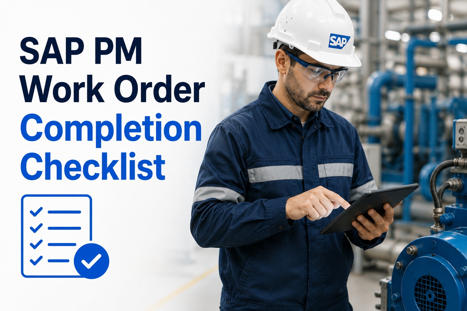 sap-pm-work-order-completion-checklist